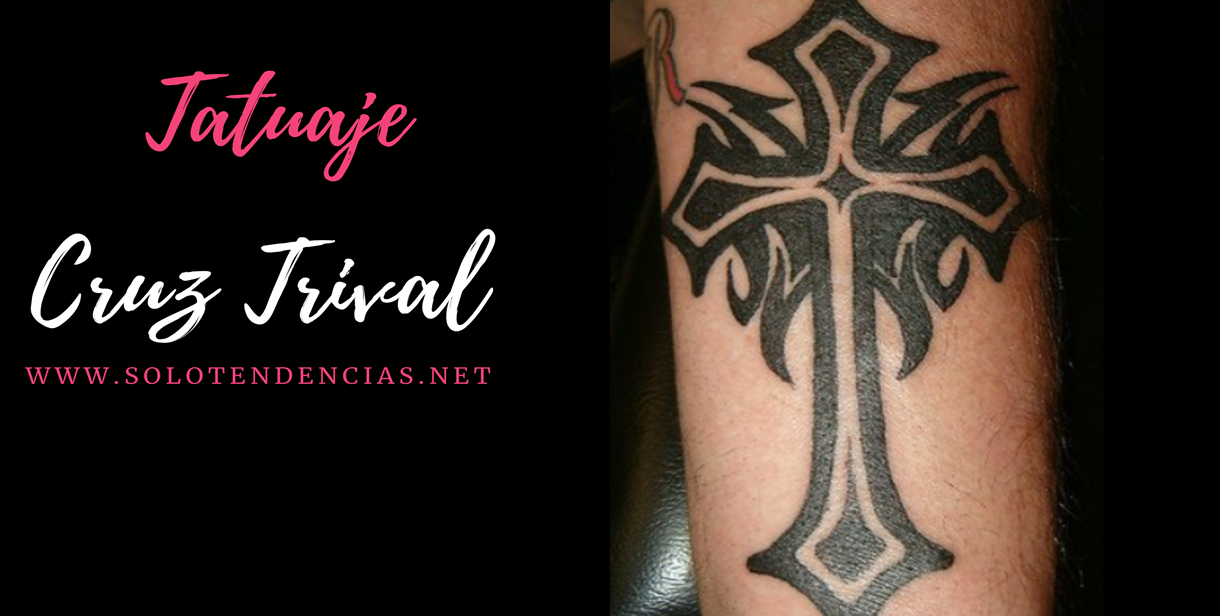 Tatuaje Cruz Tribal