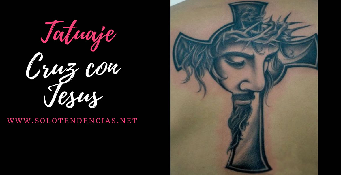 Tatuaje de Cruz con Jesus 