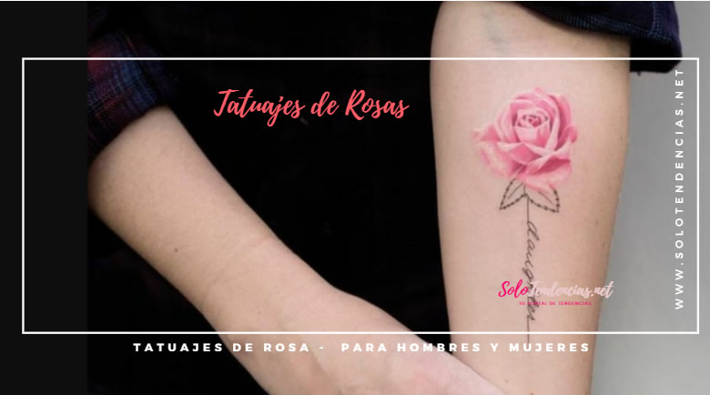 Tatuajes de Rosas 2022 - Solo Tendencias