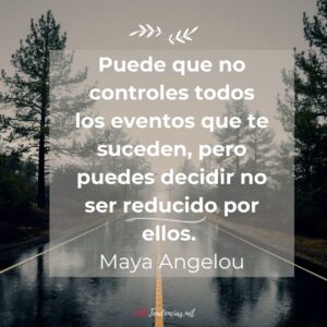 Tarjeta con cita de Maya Angelou